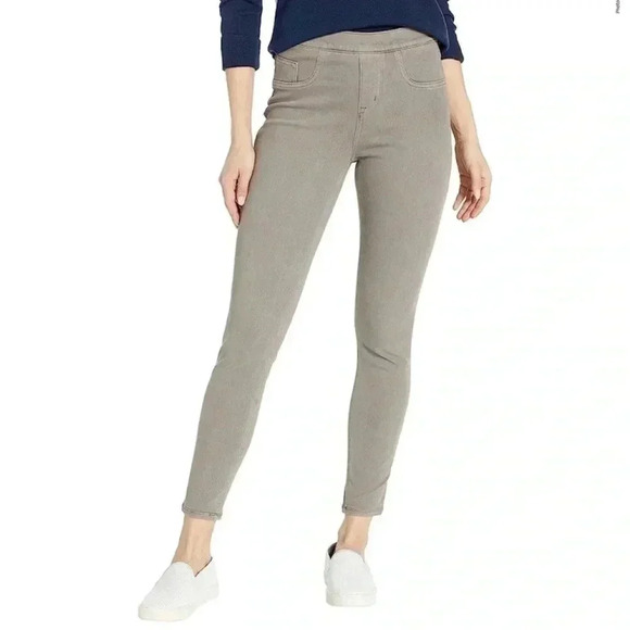 SPANX Jean-ish Ankle Leggings Earthy gray  Size S/P - Picture 1 of 14